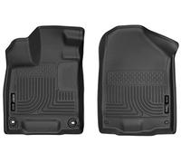Husky Liners 18411 Fits 2016-20 Honda Pilot Elite/EX/EX-L/LX/Touring, 2019 Honda Pilot Passport Weatherbeater Front Floor Mats, Black