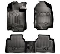Husky Liners 98361 Fits 2006 Lincoln Zephyr, 2010-12 Ford Fusion, 2010-12 Lincoln MKZ, 2010-11 Mercury Milan - Front Wheel Drive Weatherbeater Front & 2nd Seat Floor Mats