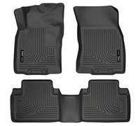Husky Liners 98671 Black Weatherbeater Front & 2nd Seat Floor Liners Fits 2014-2019 Nissan Rogue