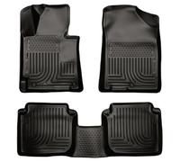 Husky Liners 98891 Fits 2011-13 Hyundai Elantra GLS/Limited Sedan Weatherbeater Front & 2nd Seat Floor Mats, Black