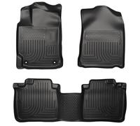 Husky Liners 98901 Black Weatherbeater Front & 2nd Seat Floor Liners Fits 2012-2017 Toyota Camry