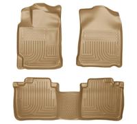 Husky Liners - 98903 Fits 2012-2017 Toyota Camry Weatherbeater Front & 2nd Seat Floor Mats Tan