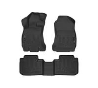 Husky Liners 99881 Black Weatherbeater Front & 2nd Seat Floor Liners Fits 2014-2018 Subaru Forester