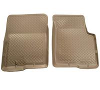 Husky Liners Classic Style Series | Front Floor Liners - Tan | 33003 | Fits 1980-1996 Ford Bronco/Ford F150, 1980-1997 Ford F250/F350 2 Pcs