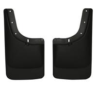 Husky Liners Fits 2004-12 Chevrolet Colorado, 2004-12 GMC Canyon - without Fender Flares Custom Rear Mud Guards,Black,57701