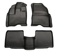 Husky Liners Fits 2009-16 Lincoln MKS Weatherbeater Front & 2nd Seat Floor Mats,Black,98731