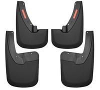 Husky Liners - Front & Rear Mud Guards | 2009-2023 Ram 1500/Ram 1500 Classic, 2010-2018 Ram 2500/3500 w/Single Rear Wheels & with OEM Fender Flares, Front & Rear Set - Black, 4 Pc | 58186
