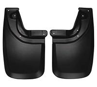 Husky Liners - Rear Mud Guards | 2005-2015 Toyota Tacoma w/OEM Fender Flares & Mud Guards, Rear Set - Black, 2 Pc. | 57931