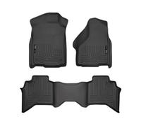 Husky Liners - Weatherbeater | Fits 2002-2008 Ram 1500 Quad Cab; 2003-2009 Ram 2500/3500 Quad - Front & 2nd Row Liner - Black, 3 pc. | 98031
