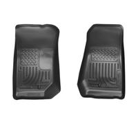 Husky Liners - Weatherbeater | Fits 2007-2013 Jeep Wrangler - Front Liners - Black, 2 pc. | 18021