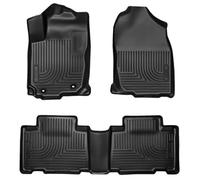 Husky Liners - Weatherbeater | Fits 2013-2018 Toyota RAV4 - Front & 2nd Row Liner - Black, 3 pc. | 98971
