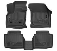 Husky Liners - Weatherbeater | Fits 2017-2020 Ford Fusion/MKZ - Front & 2nd Row Liner - Black, 3 pc. | 98791