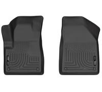 Husky Liners Weatherbeater Floor Mats | Fits 2014-2015 Jeep Cherokee | Front Row, 1-pc Black - 17091