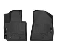 Husky Liners Weatherbeater Floor Mats | Fits 2014-2019 Kia Soul | Front Row, 2-pc Black - 17381