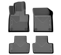 Husky Liners Weatherbeater Floor Mats | Fits 2018-2025 Volvo XC60 | Front & 2nd Row, 1-pc Black - 99911