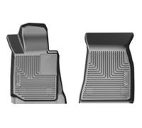 Husky Liners Weatherbeater Floor Mats | Fits 2022-2025 BMW 330i | Front Row, 2-pc Black - 15091