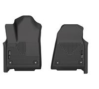 Husky Liners Weatherbeater Floor Mats | Fits 2022-2025 Jeep Wagoneer w/ 2nd Row Bucket Seat | Front Row, 1-pc Black - 17161