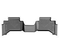 Husky Liners Weatherbeater Floor Mats | Fits 2024-2025 Lexus GX550: 2024-2025 Toyota Land Cruiser (Fits Models Without Cool Box Console) | 2nd Row, 1-pc Black - 19961