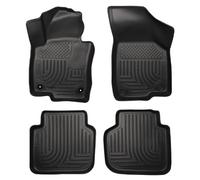 Husky Liners | Weatherbeater Series | Front & 2nd Seat Floor Liners - Black | 98681 | Fits 2012-2022 Volkswagen Passat 4 Pcs