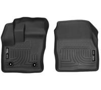 Husky Liners | Weatherbeater Series | Front Floor Liners - Black | 18321 | Fits 2014-2019 Ford Transit Connect with factory carpeting 2 Pcs
