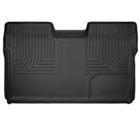 Husky Liners X-act Contour Series | 2nd Seat Floor Liner (Full Coverage) - Black | 53391 | Fits 2009-2014 Ford F-150 SuperCrew Cab 1 Pcs