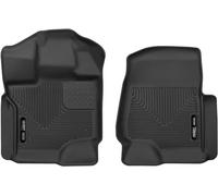 Husky Liners X-act Contour Series | Front Floor Liners - Black | 53341 | Fits 2015-2022 Ford F-150 Crew/SuperCrew/Extended Cab 2 Pcs