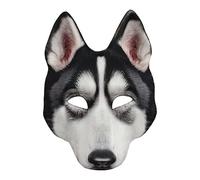 Husky Masquerade Face Cover, Dog Mask, Realistic Cosplay Mask, Halloween Mask for Masquerade, Prom, Costume, Cosplay Props