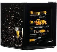 Husky Mini Fridge Prosecco Design in Black Husky Black