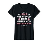 Husky Mom Human Mom And I Rock T-Shirt