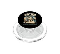 Husky Mom Iced Coffee Or I Riot Dog Lover PopSockets PopGrip for MagSafe
