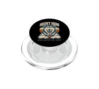 Husky Mom Iced Coffee Or I Riot Dog Lover PopSockets PopGrip for MagSafe