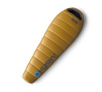 Husky Mummy Sleeping Bag 3 Seasons Camping Trekking Mustard Yellow 220 x 85