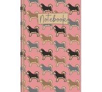 Husky Notebook: Cute Husky Lined Journal, The Perfect Novelty Husky Gift for Anyone who Loves Siberian Huskies or Alaskan Malamute- Pink