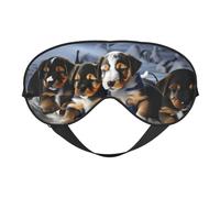 Husky Puppies Dogs Eye Mask, Sleep Mask for Men Women 100% Blackout, No Pressure On Eyes, Soft & Breathable