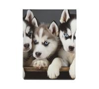 Husky Puppies Dogs Printed Laptop Sleeve Bag 13-Inch - Leather Laptop Sleeve Case Shockproof Protective Computer Cover Bag