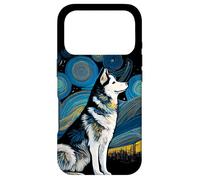 Husky Siberian Husky Starry Night Van Gogh Colorful Case for iPhone 17 Pro