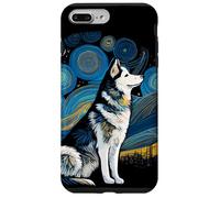 Husky Siberian Husky Starry Night Van Gogh Colorful Case for iPhone 7 Plus/8 Plus