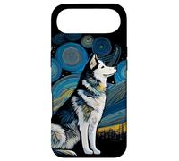 Husky Siberian Husky Starry Night Van Gogh Colorful Case for iPhone Air