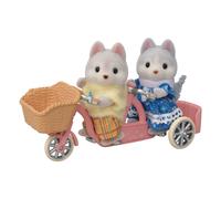 Husky siblings and their tandem Multicoloured one size