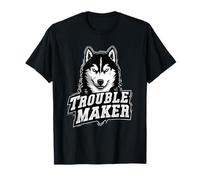 Husky Trouble Maker, for Real Character Heads T-Shirt
