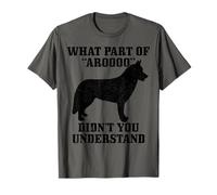 Husky What Part Of Aroooo Funny Dog Siberian Husky Mom Dad T-Shirt