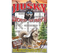 Husky Word Search: Easy To Read Print With 50+ Puzzles About Huskies, Dogs, Animals, And More | 6x9 inch, 110 pages | Gift For Holidays, Vacations, and Spare Time