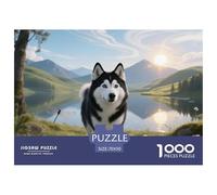 Husky1000-Piece Pet DogCreative Jigsaw - Designed for All Generations, Where Art Meets Playful Humor Home Decoration.70x50cm/1000pcs