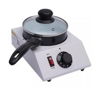 HUSPOO 40W Chocolate Melting Pot Machine, 220V Electric Chocolate Melting Tempering Machine with 1 Ceramic Non-Stick Cylinder Pot for Artisanal Chocolate Shop and Home Use