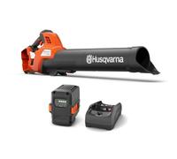 Husqvarna 230iB Battery Powered Cordless Leaf Blower, 136-MPH 650-CFM Electric Leaf Blower with Brushless Motor and Quiet Operation, 4 Ah Battery and Charger Included