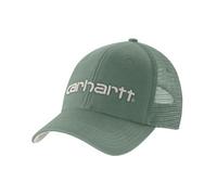 Husqvarna Carhartt Canvas Mesh Back Logo Graphic Cap Green Slate/malt
