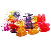 Husqvarna Clear Bobbins (Pack of 20 - 4 Assorted Colours)
