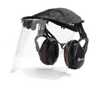 Husqvarna Hearing Protection with Perspex Visor & Cover - Headband