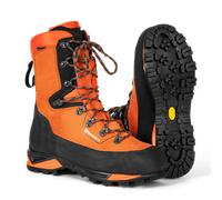 Husqvarna Safety Leather Waterproof Chainsaw Boots with saw Protection Technical