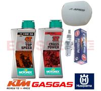 HUSQVARNA TC125 SERVICE KIT AIR FILTER MOTOREX OIL 15W50 2 STROKE 2023-2025